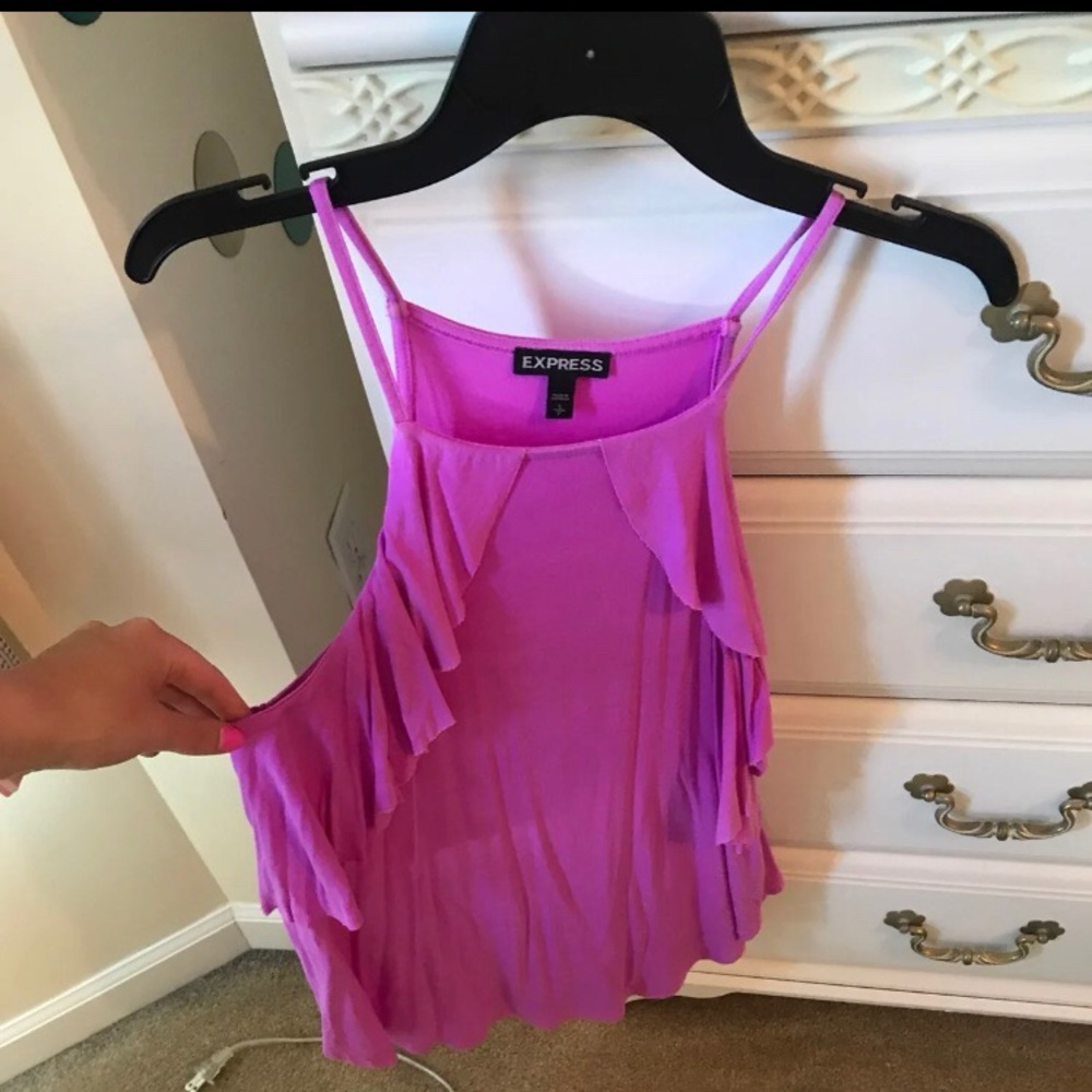 Express Ruffle Tank Top